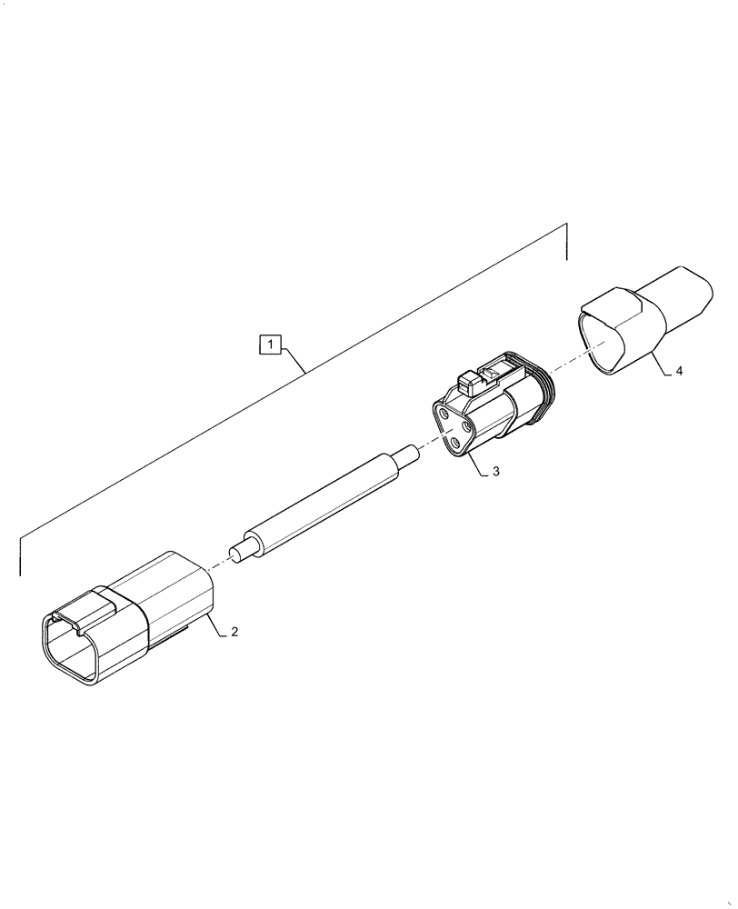 Схема запчастей Case IH PATRIOT 2250 - (55.635.AO[03]) - TERMINATOR ADAPTER HARNESS (55) - ELECTRICAL SYSTEMS