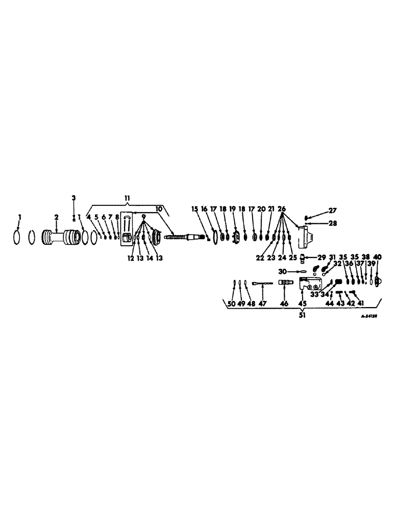 Схема запчастей Case IH 560 - (176) - STEERING MECHANISM, POWER STEERING WORM UNIT, FARMALL 560 SERIES Steering Mechanism