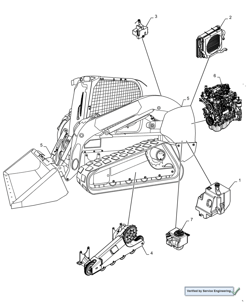 Схема запчастей Case IH TV380 - (05.100.03[02]) - CAPACITIES (05) - SERVICE & MAINTENANCE