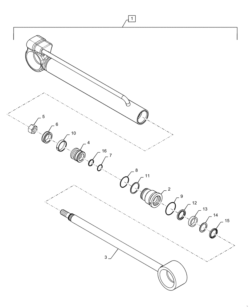 Схема запчастей Case IH PATRIOT 2250 - (35.703.AD[02]) - SUSPENSION CYLINDER (35) - HYDRAULIC SYSTEMS