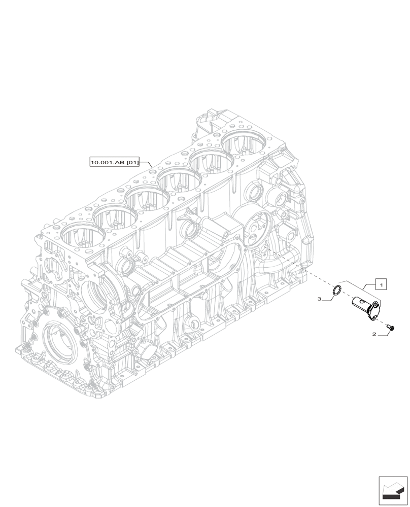 Схема запчастей Case IH F2CFP613A H001 - (10.218.AU) - PRESSURE RELIEF VALVE (10) - ENGINE