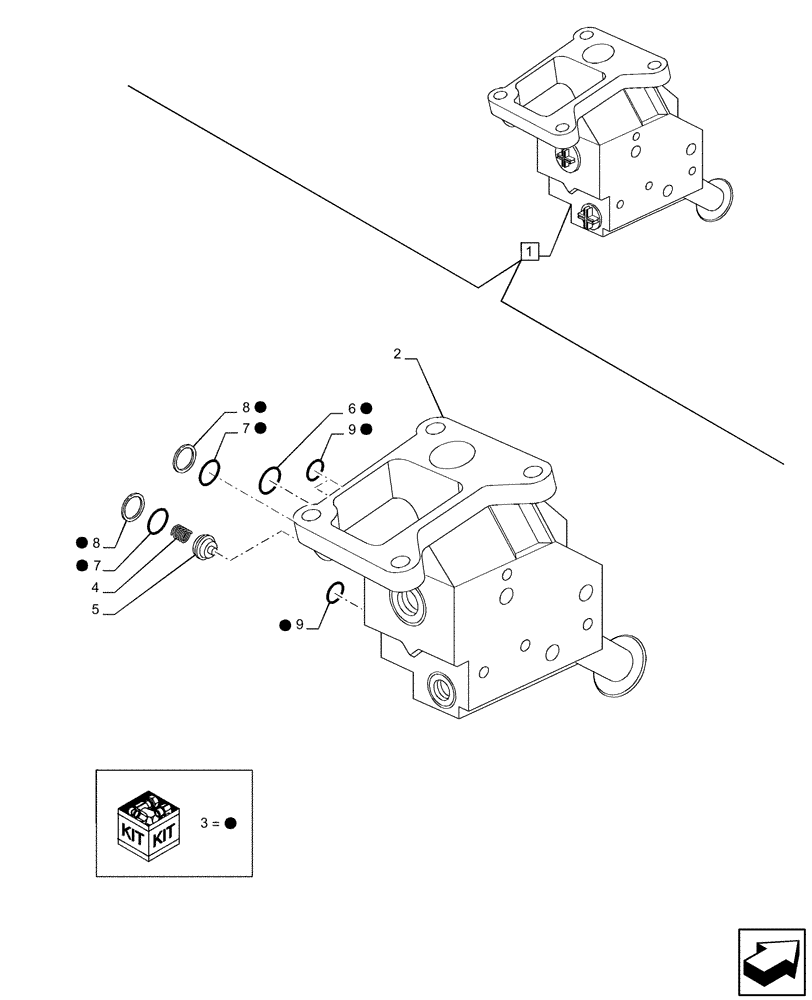 Схема запчастей Case IH PUMA 220 - (35.204.BE[11]) - VAR - 391164, 758058 - CONTROL VALVE SECTION, COMPONENTS (35) - HYDRAULIC SYSTEMS