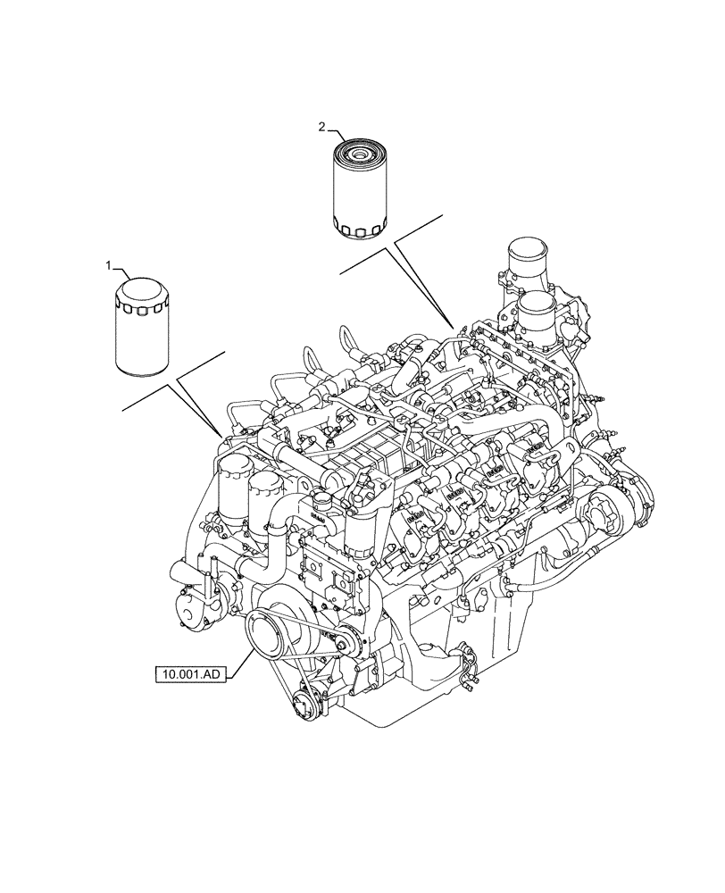 Схема запчастей Case IH FVAE2884X B200 - (05.100.03[02]) - CAPACITIES (05) - SERVICE & MAINTENANCE