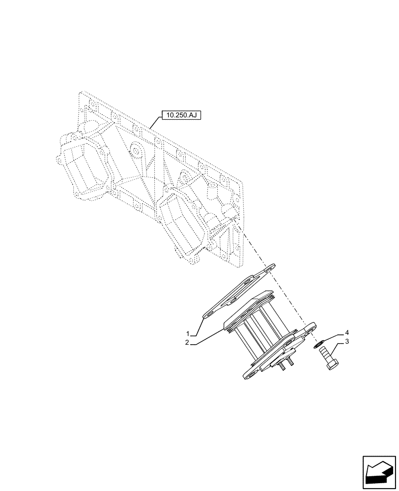 Схема запчастей Case IH FVAE2884X B200 - (55.202.AY) - THERMOSTART (55) - ELECTRICAL SYSTEMS