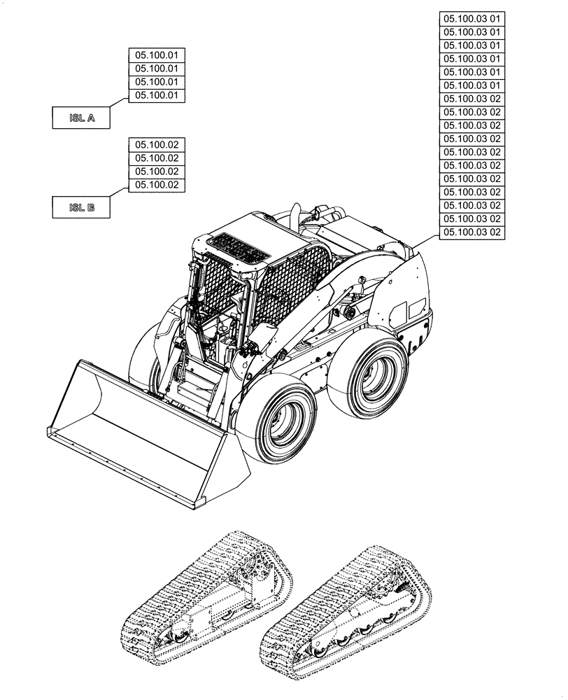 Схема запчастей Case IH SV300 - (00.000.05) - PICTORIAL INDEX - MACHINE COMPLETION AND EQUIPMENT (00) - GENERAL & PICTORIAL INDEX