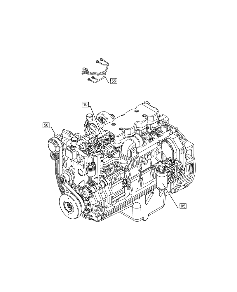 Схема запчастей Case IH F4HFE613D B007 - (00.000.00) - PICTORIAL INDEX - MAIN SECTIONS (00) - GENERAL & PICTORIAL INDEX