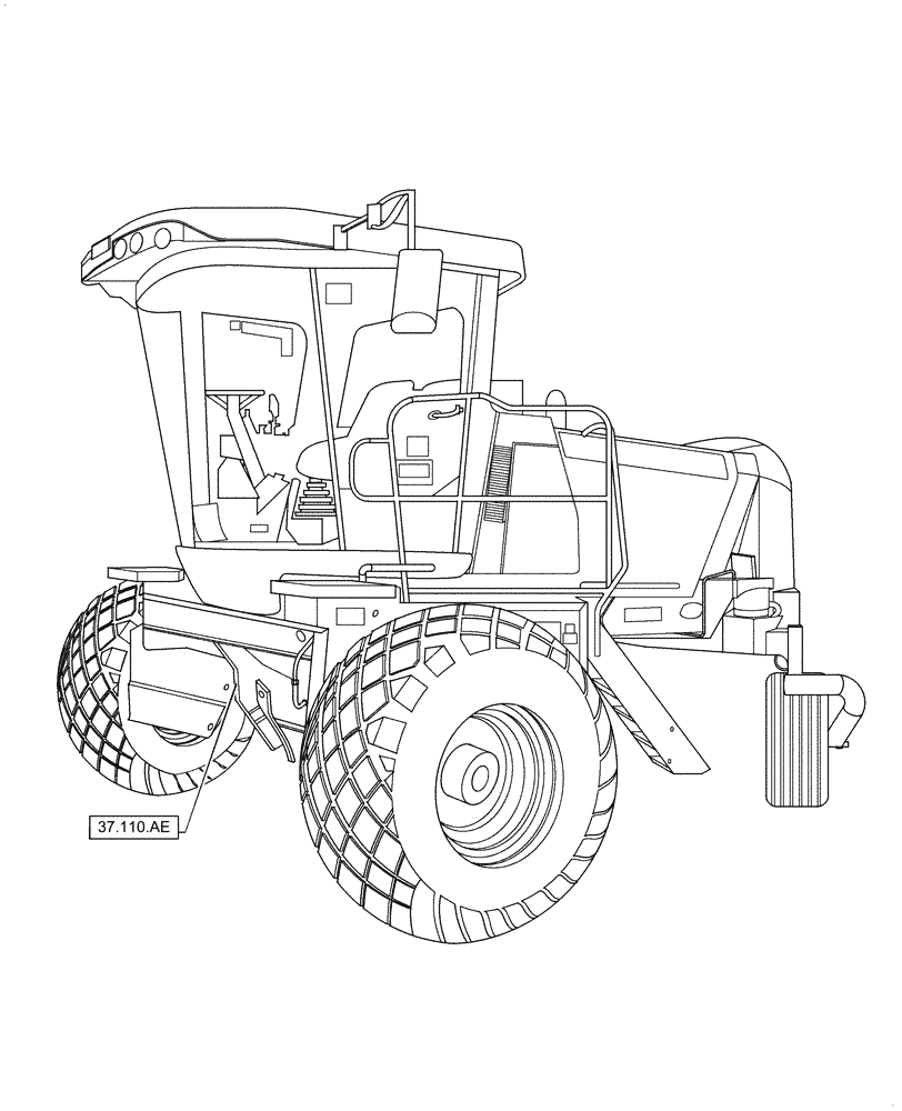 Схема запчастей Case IH WD1504 - (00.000.37) - PICTORIAL INDEX - HITCHES, DRAWBARS AND IMPLEMENT COUPLINGS (00) - GENERAL & PICTORIAL INDEX