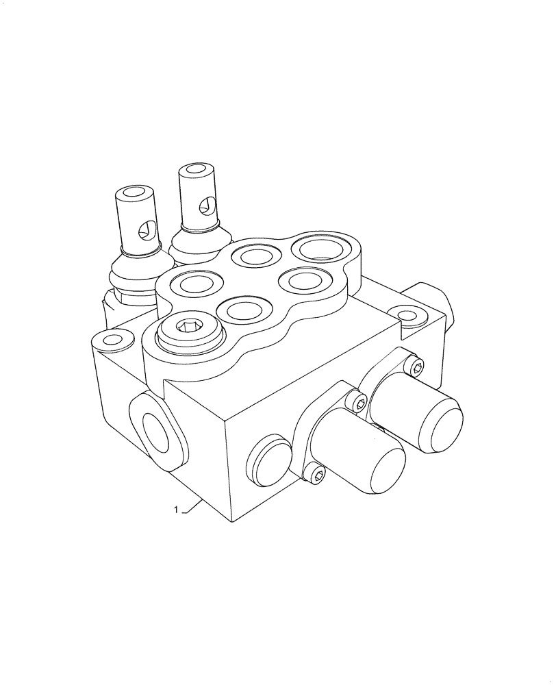 Схема запчастей Case IH FARMALL 40C - (35.204.BE[09]) - REMOTE CONTROL VALVE, FARMALL 40C, 50C (35) - HYDRAULIC SYSTEMS