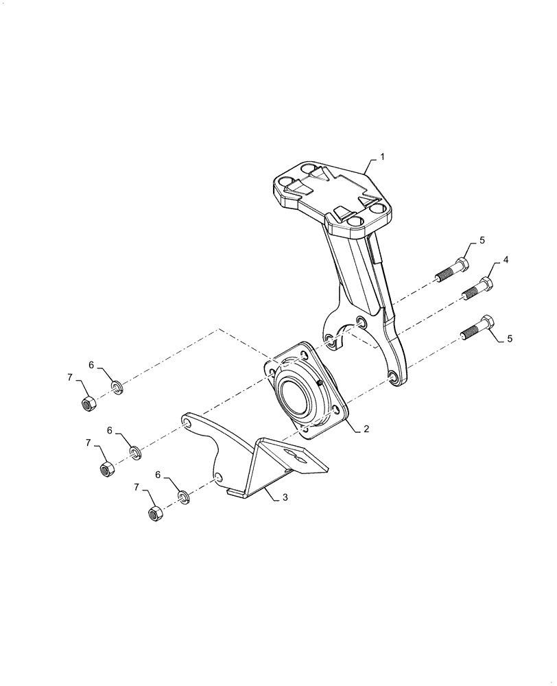 Схема запчастей Case IH TRUE-TANDEM 375 - (75.200.AH[02]) - STANDARD GANG BEARING (75) - SOIL PREPARATION