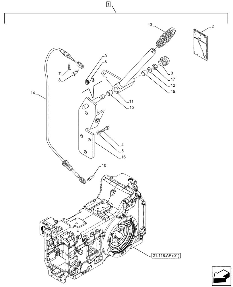 Схема запчастей Case IH PUMA 165 - (88.100.37[02]) - DIA KIT, AUTOMATIC PICK-UP HITCH (88) - ACCESSORIES