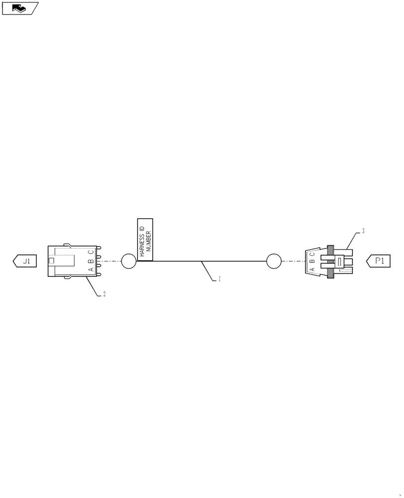 Схема запчастей Case IH 3230 - (55.100.21) - EXTENSION HARNESS FOR 1ST, 2ND, 5TH, AND 6TH SECTIONS ON 6 SECTION LO-FLOW BOOM (55) - ELECTRICAL SYSTEMS