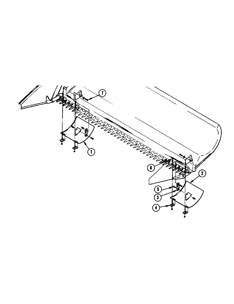 Схема запчастей Case IH 1075 - (062) - SKID SHOES, AUGER HEADER (58) - ATTACHMENTS/HEADERS