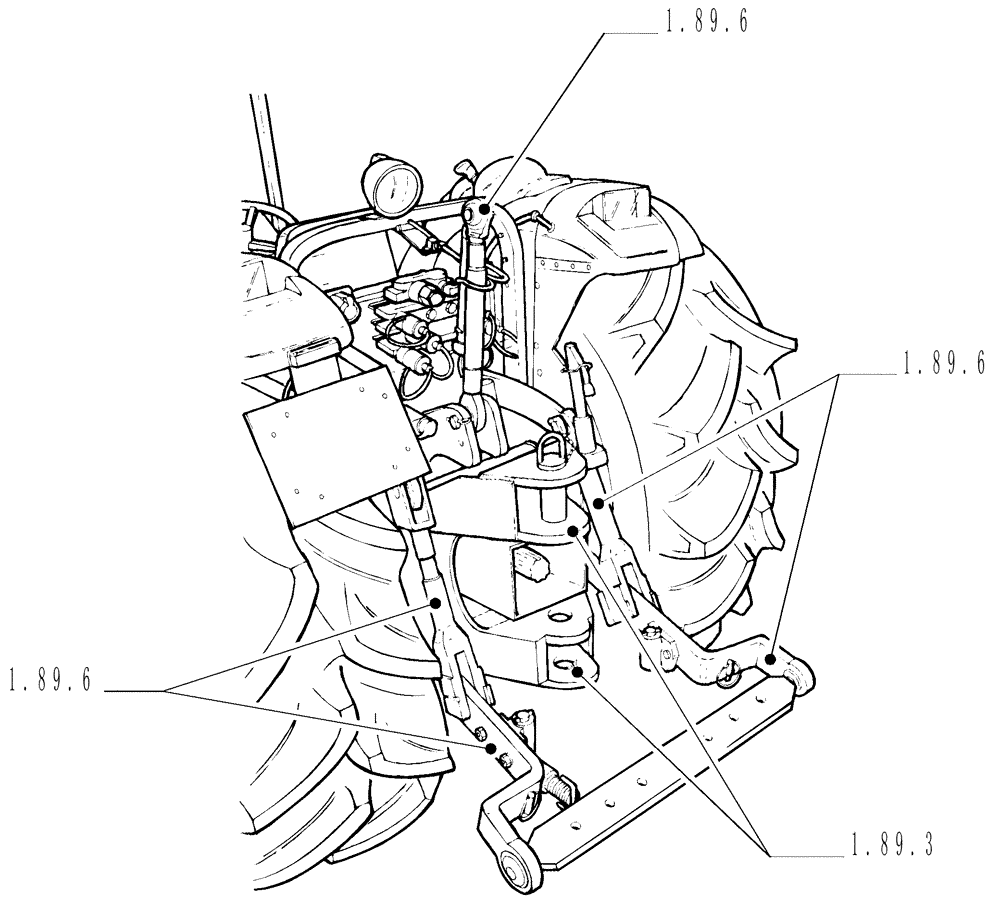 Схема запчастей Case IH JX1075N - (1.88.0) - SEC. 09 - LINKAGE (09) - IMPLEMENT LIFT
