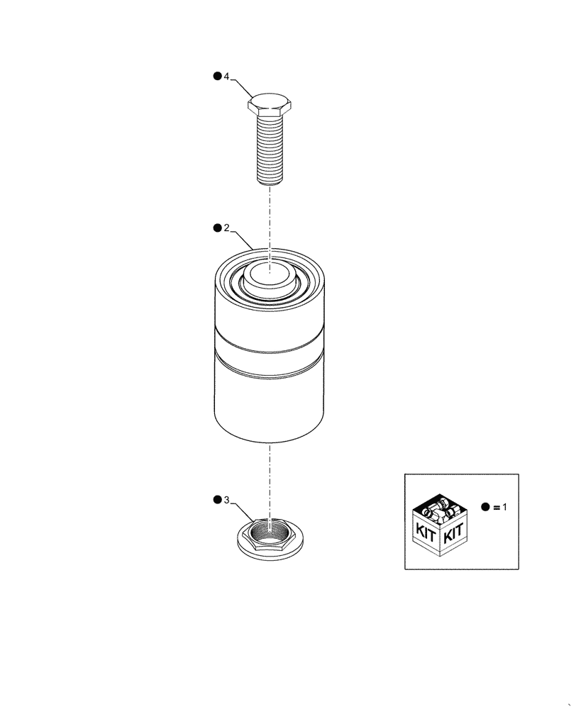 Схема запчастей Case IH 1200 - (L.10.F[24]) - KIT DOWN PRESSURE SPRING L - Field Processing