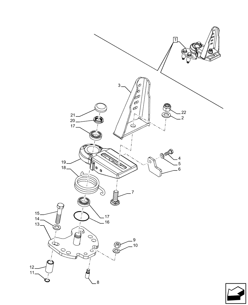 Схема запчастей Case IH FARMALL 110U - (90.116.090) - VAR - 758329, 758330 - FRONT FENDER, SUPPORT, COMPONENTS (90) - PLATFORM, CAB, BODYWORK AND DECALS