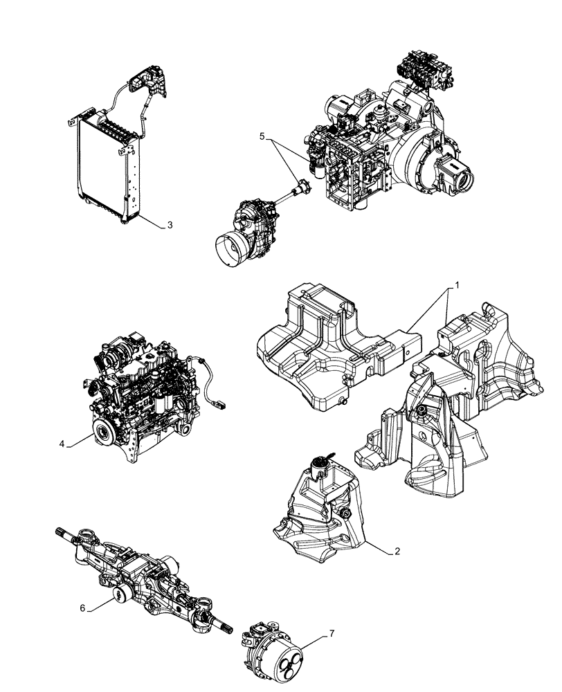 Схема запчастей Case IH OPTUM 270 CVT - (05.100.032) - CAPACITIES (05) - SERVICE & MAINTENANCE