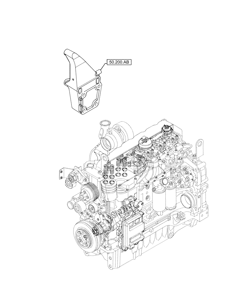Схема запчастей Case IH F4DE9684L J113 - (50.000.00) - SECTION INDEX - CAB CLIMATE CONTROL (50) - CAB CLIMATE CONTROL