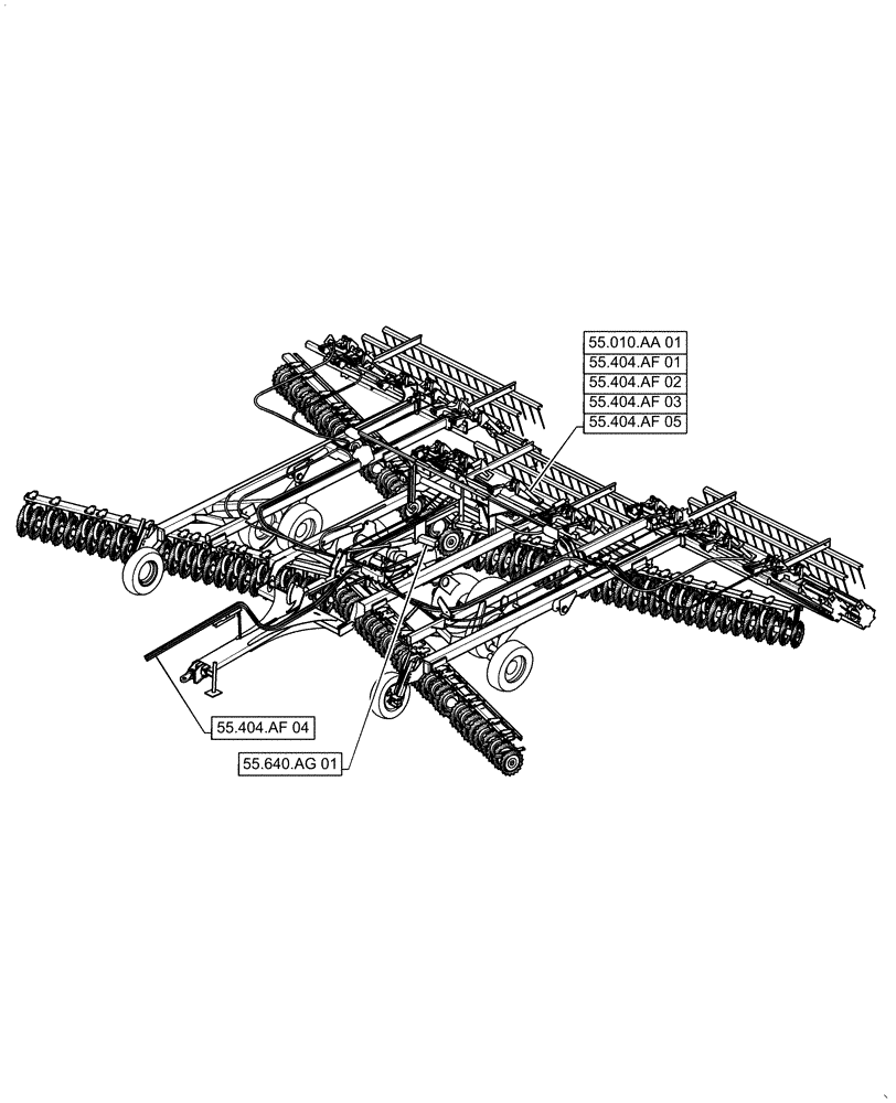 Схема запчастей Case IH TRUE-TANDEM 375 - (00.000.55) - PICTORIAL INDEX - ELECTRICAL SYSTEMS (00) - GENERAL & PICTORIAL INDEX