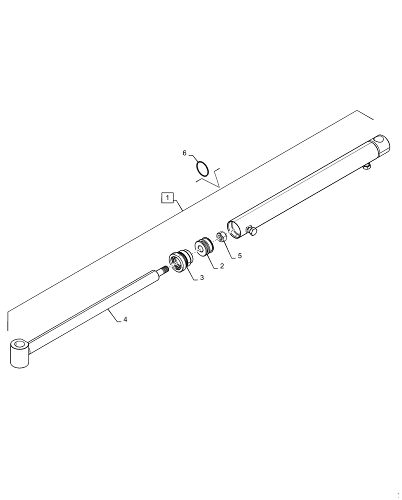 Схема запчастей Case IH L340A - (35.701.010) - BOOM LIFT CYLINDER (35) - HYDRAULIC SYSTEMS