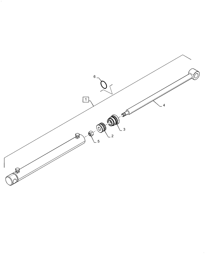 Схема запчастей Case IH L340A - (35.723.010) - BUCKET LIFT CYLINDER (35) - HYDRAULIC SYSTEMS