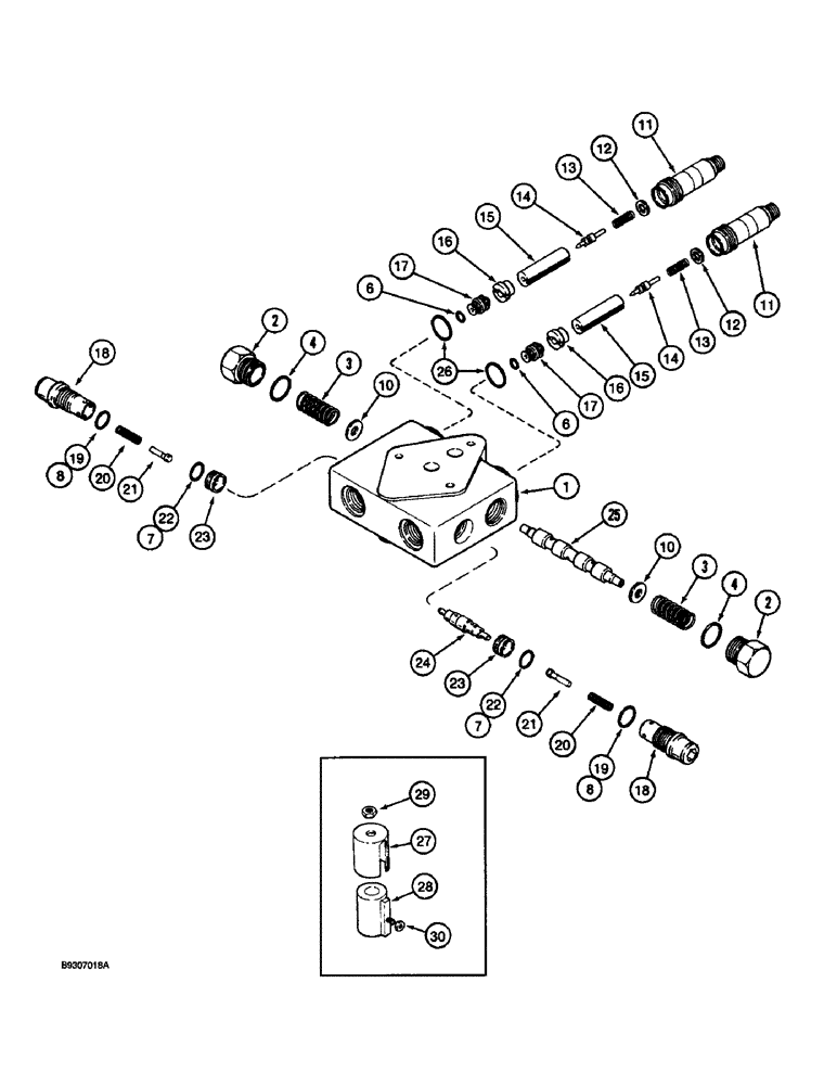 Схема запчастей Case IH 1670 - (8-44) - HEADER AND REEL DRIVE PUMP (07) - HYDRAULICS