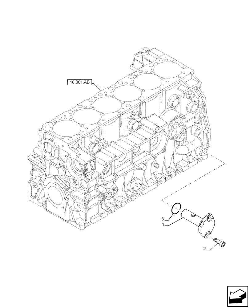 Схема запчастей Case IH F3HFE613A B009 - (10.304.AM) - PRESSURE CONTROL VALVE (10) - ENGINE