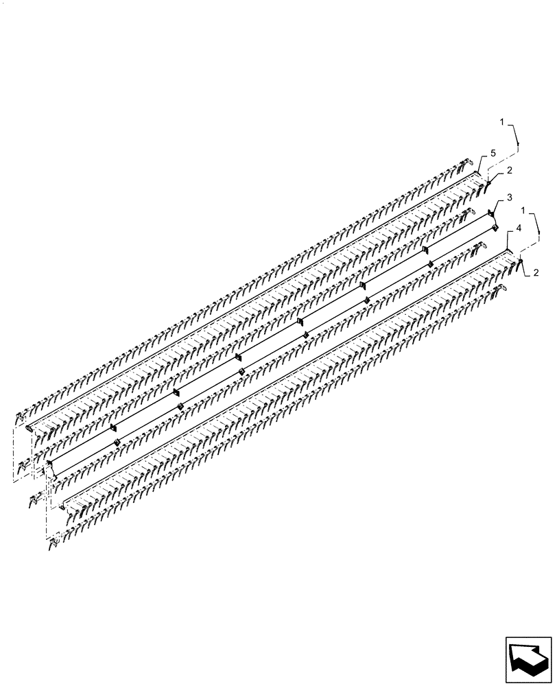Схема запчастей Case IH DH363 - (58.101.AF[05]) - REEL, HCC 36FT SINGLE, 6-BAT (58) - ATTACHMENTS/HEADERS