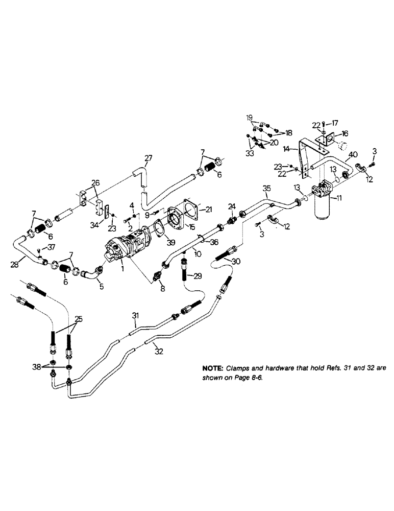 Схема запчастей Case IH 9110 - (08-02) - HYDRAULIC SYSTEM, OIL COOLER, HYDRAULIC PUMP AND FILTER (07) - HYDRAULICS