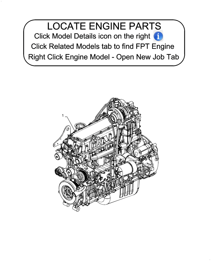 Схема запчастей Case IH MAGNUM 370 - (10.001.AD[06]) - ENGINE, MAGNUM 370 (10) - ENGINE