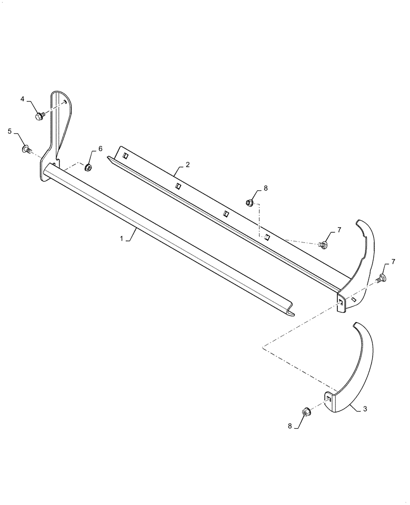 Схема запчастей Case IH 2142 - (09-50D) - CROP LIFTER BRACKETS 