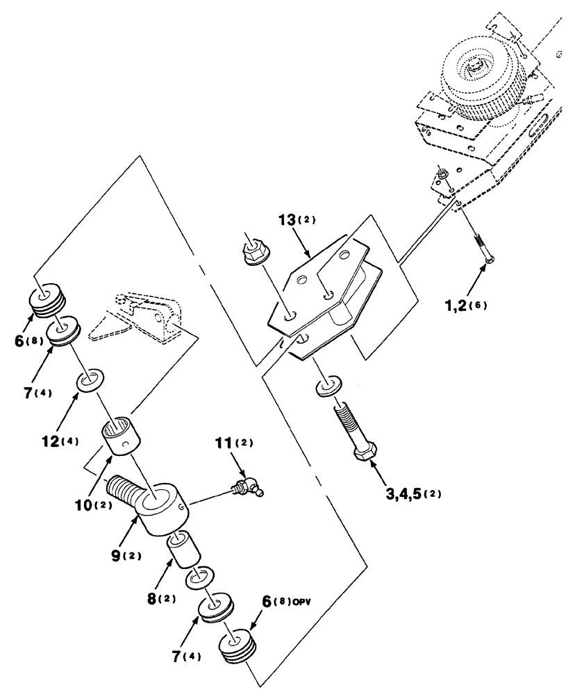 Схема запчастей Case IH 325 - (3-02) - SICKLE MOUNTING ASSEMBLY (58) - ATTACHMENTS/HEADERS