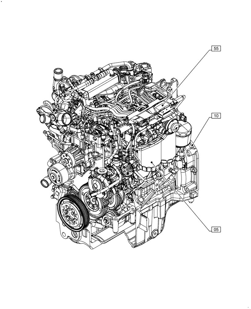 Схема запчастей Case IH F5DFL413J A011 - (00.000.00) - PICTORIAL INDEX - MAIN SECTIONS (00) - GENERAL & PICTORIAL INDEX