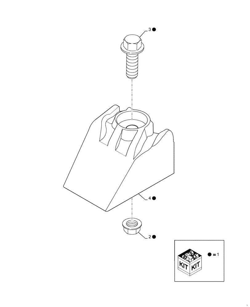 Схема запчастей Case IH 2144 - (9B-51[01]) - KIT RASP BAR W/O SPIKE STD WEAR 40/60 (14) - ROTOR, CONCANVES & SIEVE
