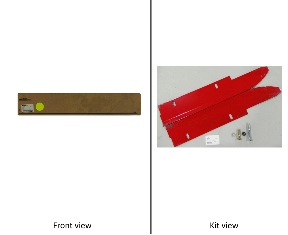 Схема запчастей Case IH 1083 - (09-09[02]) - KIT STALK ROLL SHIELD (09) - CHASSIS