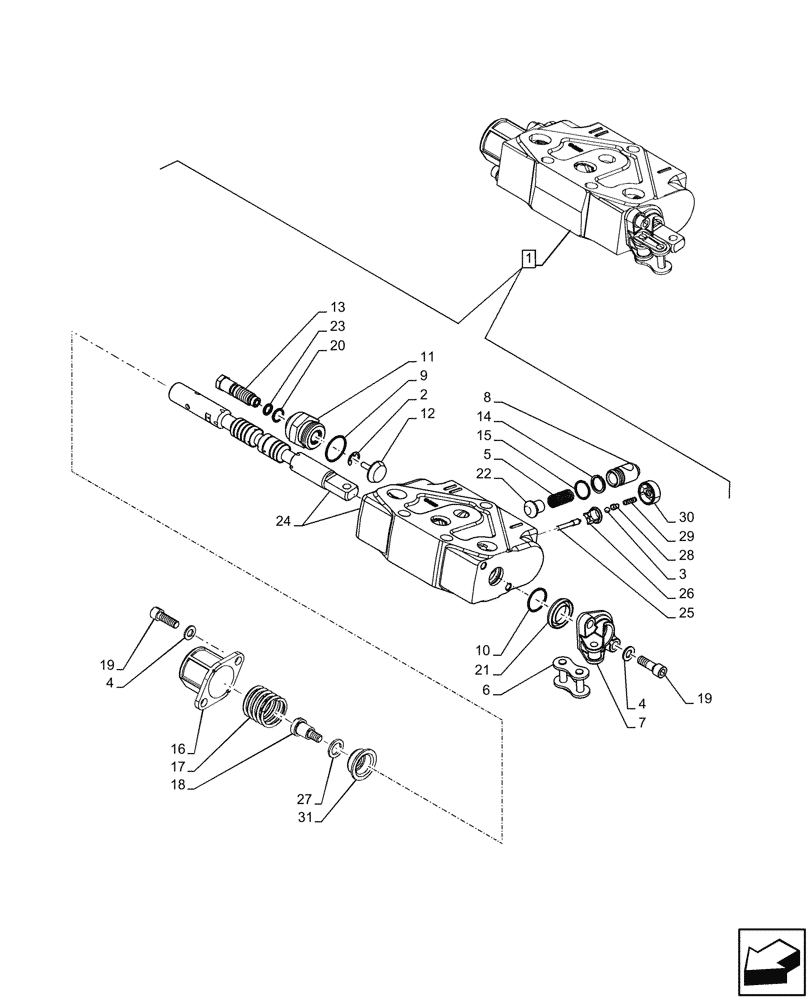 Схема запчастей Case IH FARMALL 80N - (35.204.060) - VAR - 341790 - 2 REMOTE CONTROL VALVES, DISTRIBUTOR, COMPONENTS (35) - HYDRAULIC SYSTEMS