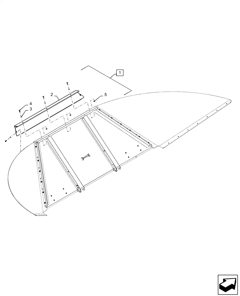 Схема запчастей Case IH 8240 - (88.100.80[16]) - DIA KIT, GRAIN BIN EXTENSION, BRACKET - 410 EXTENSION TIMING (88) - ACCESSORIES