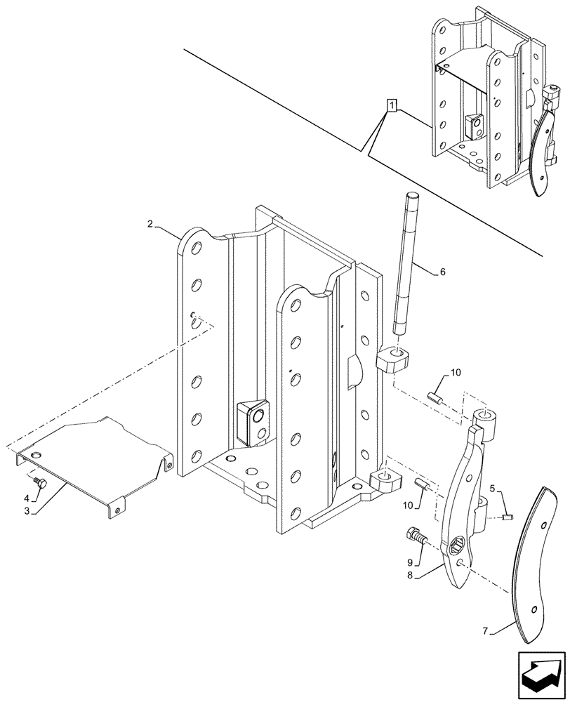 Схема запчастей Case IH FARMALL 90N - (37.100.040) - VAR - 759015 - REAR, SLIDER, FRAME, COMPONENTS (37) - HITCHES, DRAWBARS & IMPLEMENT COUPLINGS