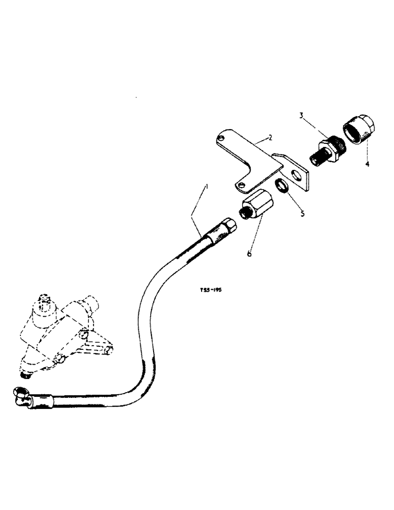 Схема запчастей Case IH 444 - (5-14) - SELF SEALING COUPLING ATTACHMENT, SINGLE ACTING VALVE (08) - HYDRAULICS