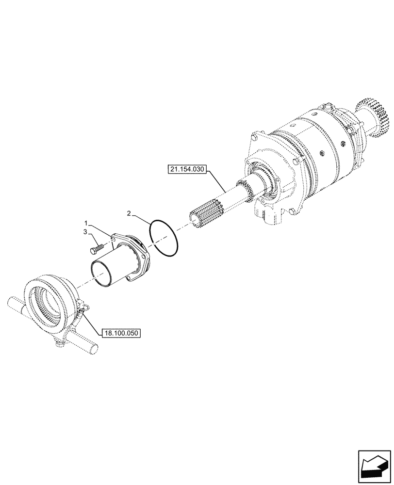 Схема запчастей Case IH FARMALL 100V - (18.100.060) - VAR - 330273, 743509 - CLUTCH, COVER, SUPPORT (18) - CLUTCH