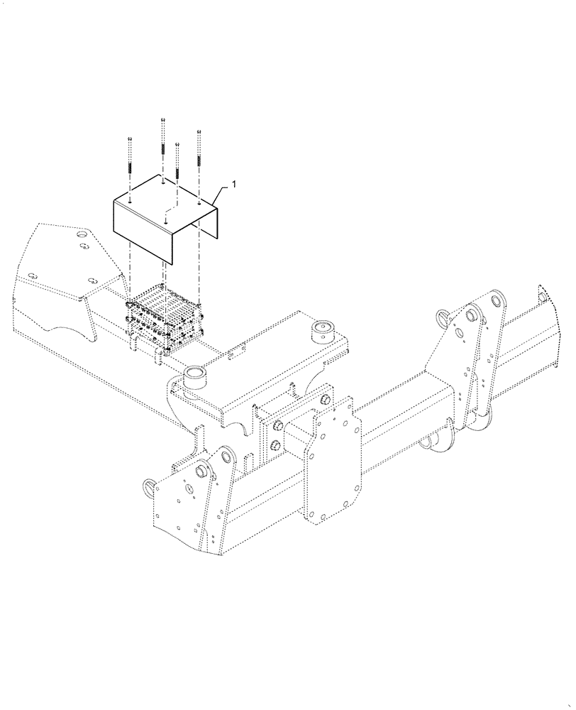 Схема запчастей Case IH 1255 - (55.640.AG[01]) - ECU CONTROLLER SHIELD (55) - ELECTRICAL SYSTEMS