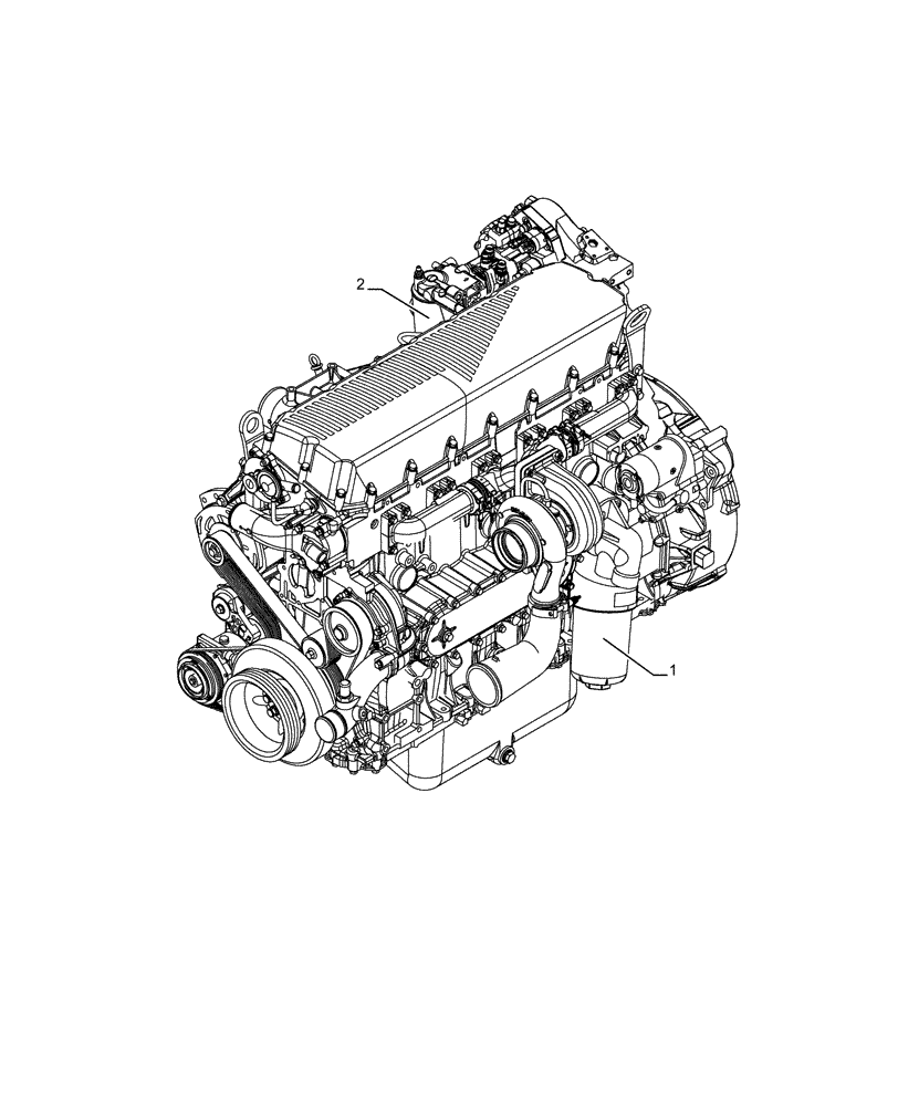 Схема запчастей Case IH F2CFP614B H003 - (05.100.03[01]) - FILTERS (05) - SERVICE & MAINTENANCE