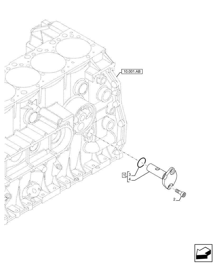 Схема запчастей Case IH F2CFP614D H003 - (10.304.AM) - PRESSURE CONTROL VALVE (10) - ENGINE