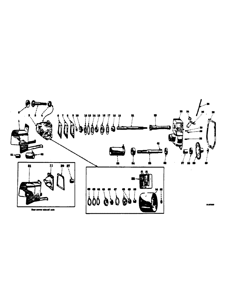 Схема запчастей Case IH 100 - (07-14) - DRIVE TRAIN, BELT PULLEY AND POWER TAKE-OFF (04) - Drive Train