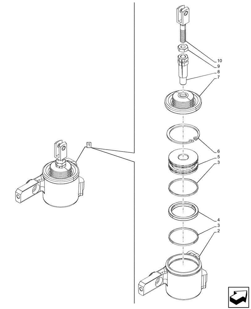 Схема запчастей Case IH FARMALL 100V - (18.104.080) - VAR - 341972, 341973, 341974, 759018 - PTO CLUTCH, CYLINDER, COMPONENTS (18) - CLUTCH