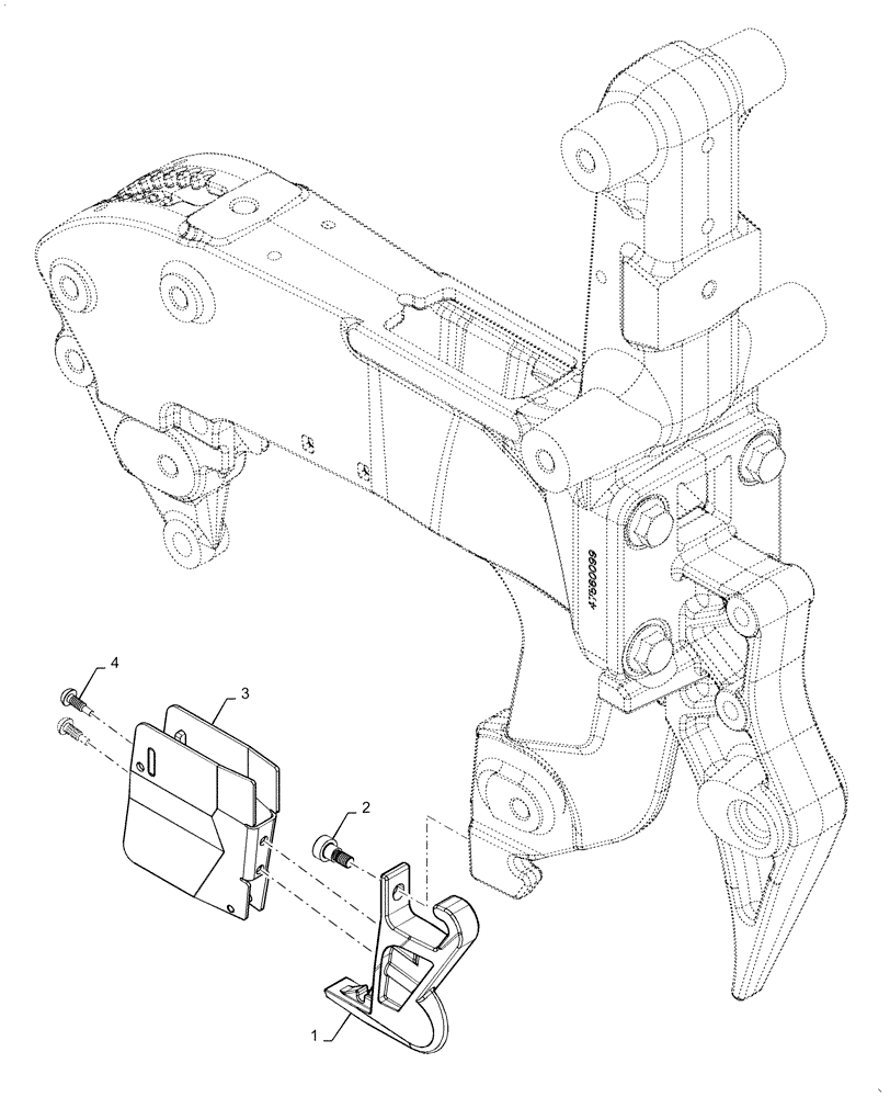 Схема запчастей Case IH 2150 - (79.105.AD[07]) - SEED SHOE AND FORMING POINT (79) - PLANTING