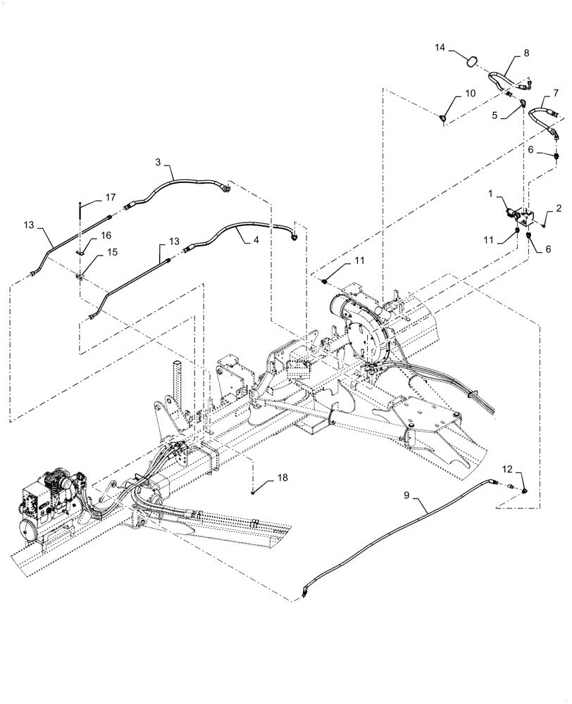 Схема запчастей Case IH 2150 - (35.744.AH[02]) - BULK FILL FAN HYDRAULICS (35) - HYDRAULIC SYSTEMS