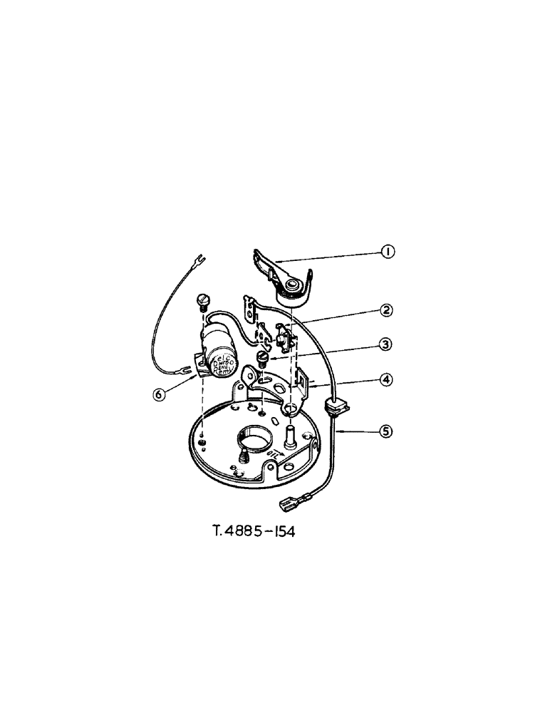 Схема запчастей Case IH 276 - (2-19[1]) - CIRCUIT BREAKER DISTRIBUTOR WITH TACHO DRIVE (04) - ELECTRICAL SYSTEMS