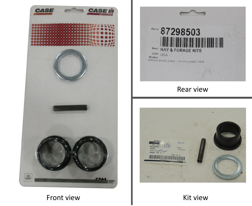 Схема запчастей Case IH WRX301 - (88.100.06) - KIT BUSHING WHEEL ARM (88) - ACCESSORIES