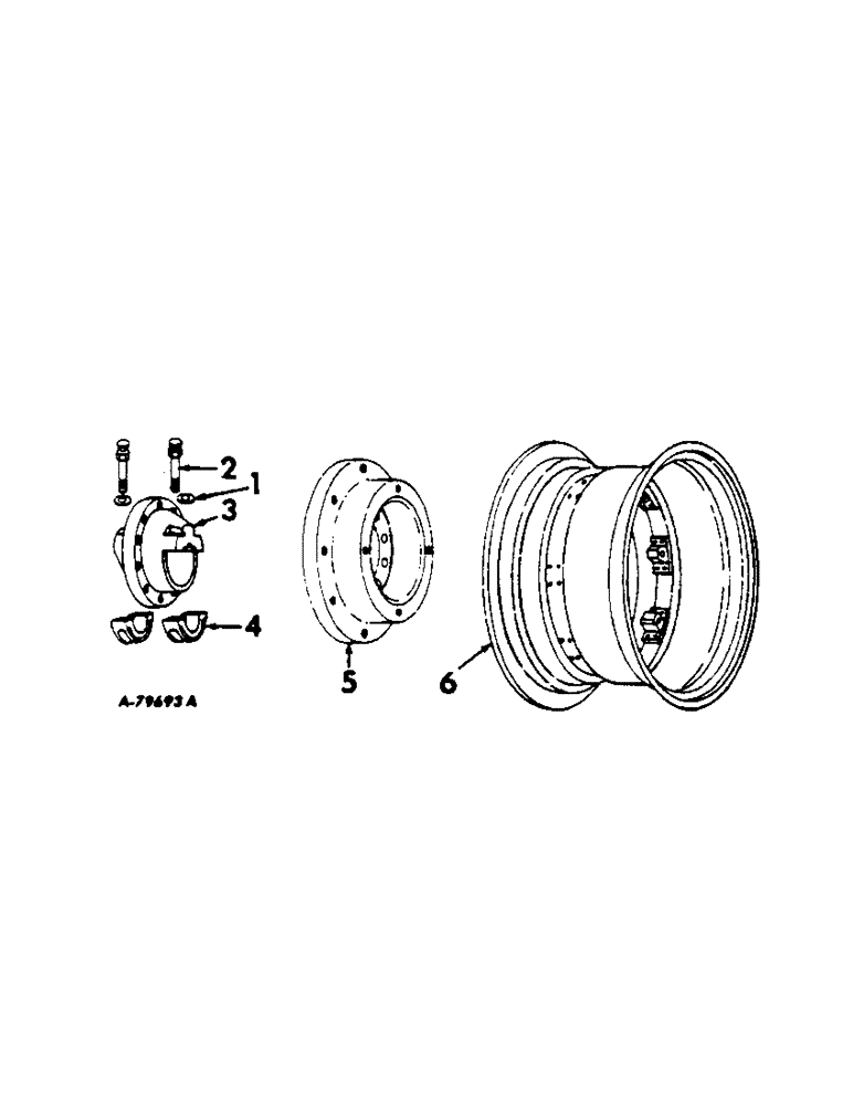 Схема запчастей Case IH 2806 - (L-09) - WHEELS & WHEEL WEIGHTS, REAR WHEELS, INTERNATIONAL TRACTORS WITH 26 INCH WHEELS Wheels & Wheel Weights