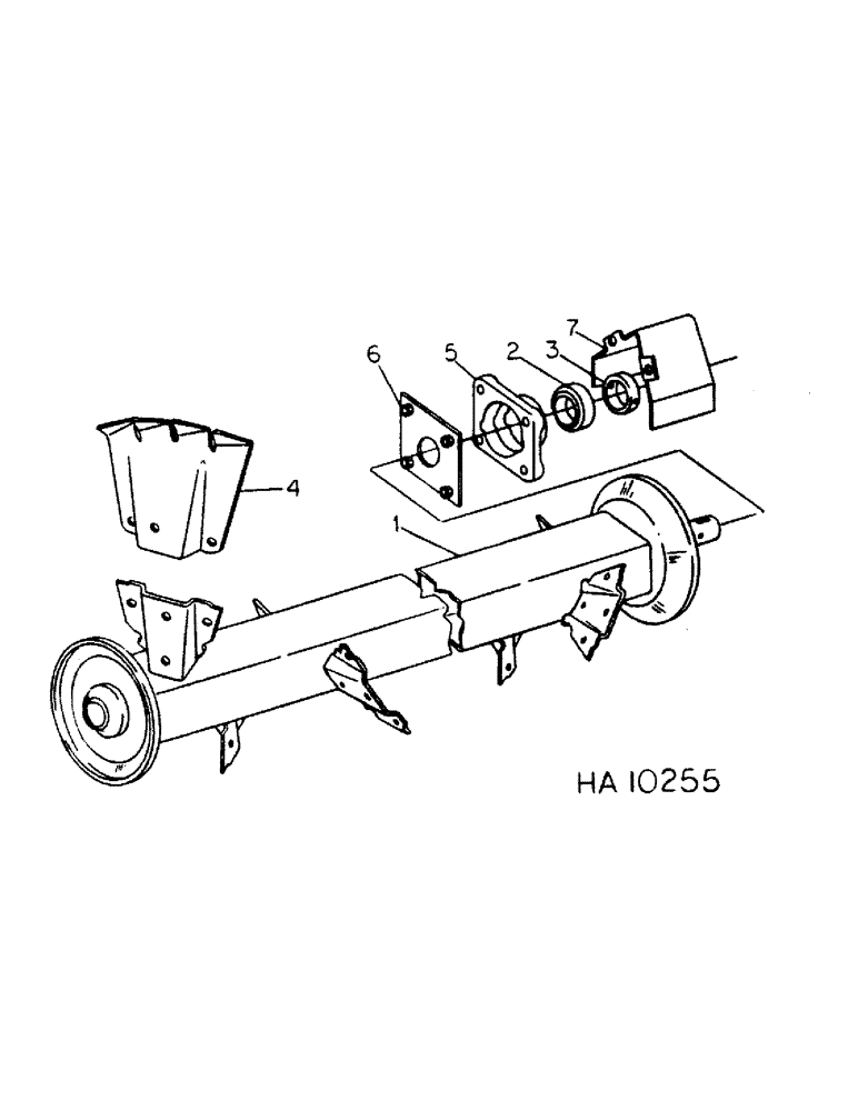 Схема запчастей Case IH 555 - (A-58) - WIDESPREAD 